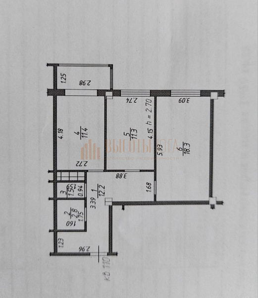 2-к квартира, 60 кв.м., Лермонтова ул., 121