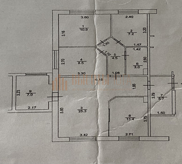 3-к квартира, 83 кв.м. (№2761)